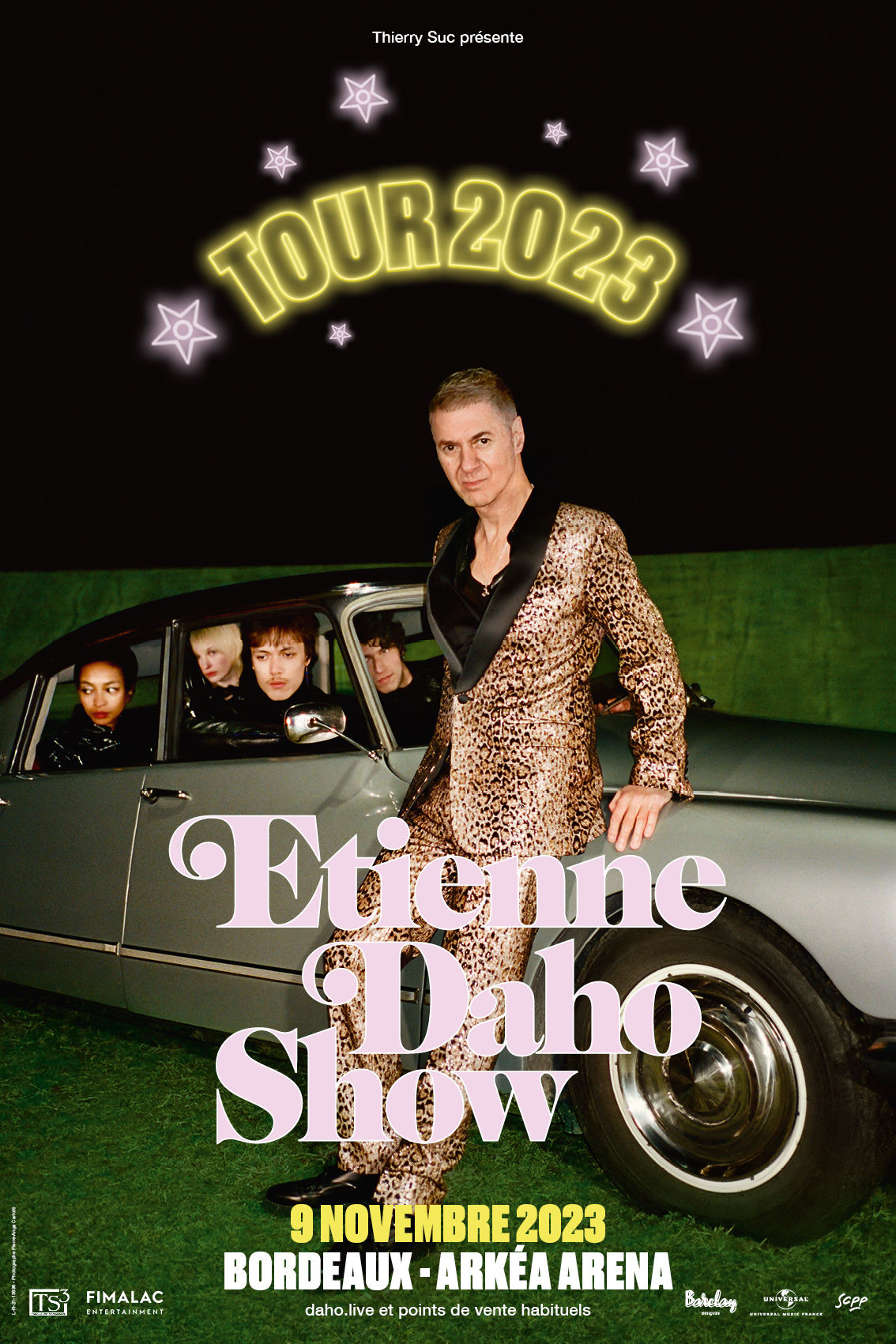 Etienne Daho - Tour 2023 - 09 Novembre 2023 - Billetterie - Bordeaux -  Arkéa Arena